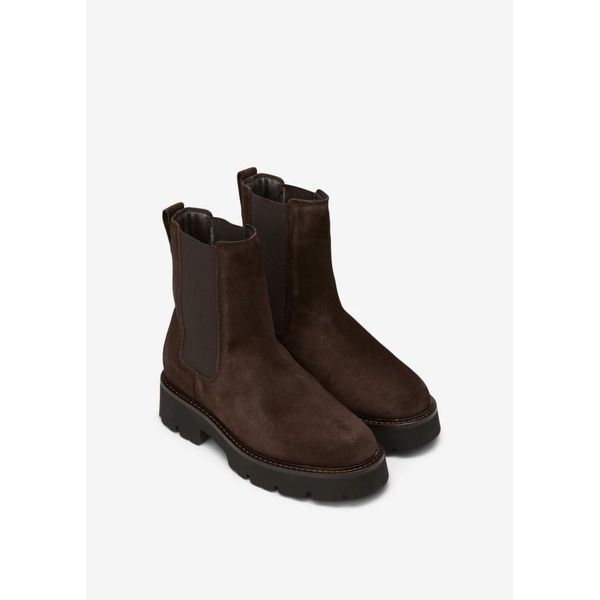 Marc O'Polo, Schoenen, Dames, Bruin, 42 EU, Leer, Chelsea boot