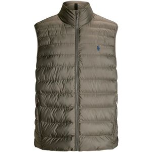 Ralph Lauren, Jassen, Heren, Grijs, XL, Stijlvolle Bodywarmer voor Heren