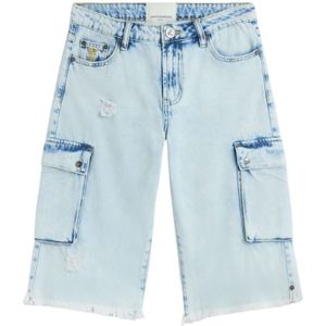 One Teaspoon, Denim Shorts Blauw, Dames, Maat:W27