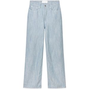 Samsøe Samsøe, Jeans, Dames, Blauw, W27 L32, Denim, Flared Shelly Breeze Denim Jeans