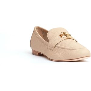 Tory Burch, Schoenen, Dames, Beige, 40 1/2 EU, Beige Loafer Schoenen voor Vrouwen