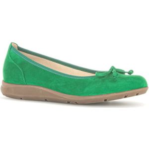 Gabor, Groene Ballerina`s Groen, Dames, Maat:39 1/2 EU