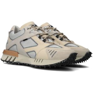 Bronx, Schoenen, Dames, Beige, 36 EU, Leer, Beige Chunky Sneakers Ha-Cker 66430