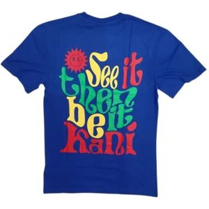 Karl Kani, Tops, Heren, Blauw, M, T-Shirts