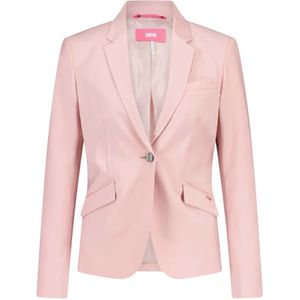 Cinque, Getailleerde blazer van wolmix Roze, Dames, Maat:S