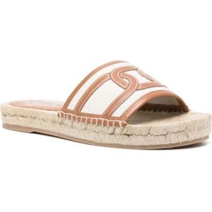 Tod's, Schoenen, Dames, Beige, 40 EU, Leer, Beige Sandalen