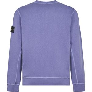 Stone Island, Truien, Heren, Paars, M, Stijlvolle Sweaters Collectie