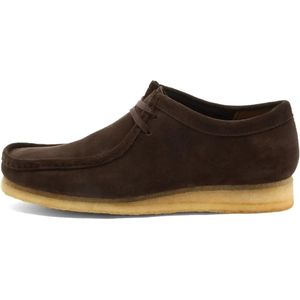 Clarks, Schoenen, Heren, Bruin, 41 EU, Wol, Wallabee -schoenen