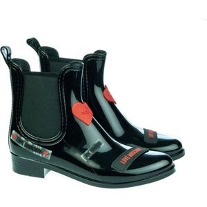 Love Moschino, Schoenen, Dames, Groen, 37 EU, Stijlvolle regenlaarzen