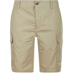 Dickies, Beige Bermuda Shorts van Katoen Groen, Heren, Maat:W33