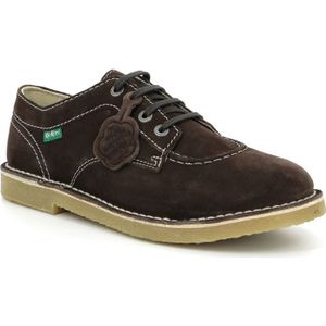 Kickers, Schoenen, Heren, Bruin, 45 EU, Leer, Comfortabele Leren Derby Schoenen