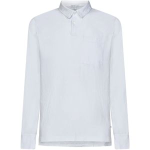 James Perse, Witte T-shirts en Polos met Lange Mouwen Wit, Heren, Maat:M