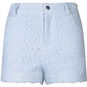 Iro, Korte broeken, Dames, Blauw, 2Xs, Katoen, Blauwe Chic Zomer Shorts