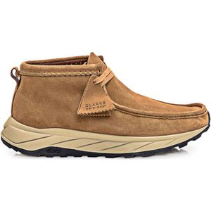 Clarks, Enkellaarsjes Beige, Heren, Maat:42 EU