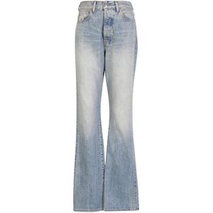 Amiri, Jeans, Dames, Blauw, W27, Katoen, High-waisted bootcut jeans