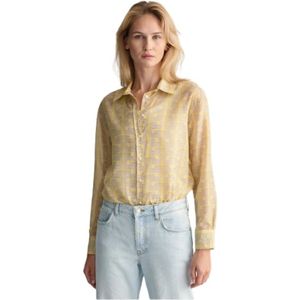 Gant, Blouses & Shirts, Dames, Veelkleurig, L, Katoen, Shirts