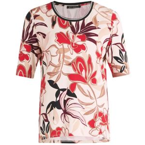 Betty Barclay, Tops, Dames, Veelkleurig, L, Leer, Bloemenprint Basic Shirt