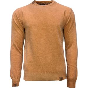 Bob, Ronde Hals Gebreide Kleding Oranje, Heren, Maat:M