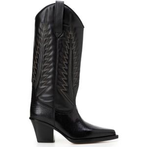 Paris Texas, Cowboy Boots Zwart, Dames, Maat:36 EU