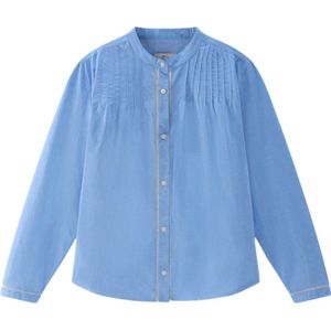 Woolrich, Blouses & Shirts, Dames, Blauw, M, Katoen, Shirts