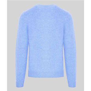 Malo, Truien, Heren, Blauw, XL, Wol, Luxe Cashmere Woltrui Collectie Mannen