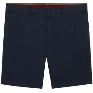 Brooks Brothers, Korte broeken, Heren, Blauw, W42, Katoen, Navy Katoenen Chino Shorts