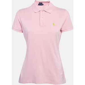 Ralph Lauren Pre-owned, Pre-owned, Dames, Roze, M, Katoen, Pre-owned Cotton tops