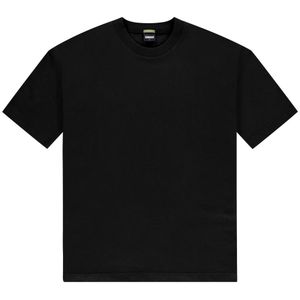 Kultivate, Luxe Druppel Losse Pasvorm T-shirt Zwart, Heren, Maat:S