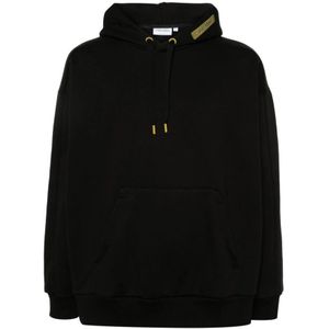 Calvin Klein, Sweatshirts & Hoodies, Heren, Zwart, M, Zwarte Sweatshirt voor Heren