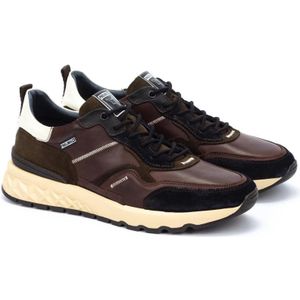 Pikolinos, Schoenen, Heren, Bruin, 44 EU, Leer, Bruine Leren Heren Sneaker