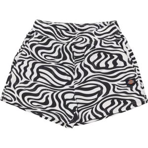 Dickies, Korte broeken, Dames, Zwart, S, Leesburg Short Cloud Zebra Shorts voor dames