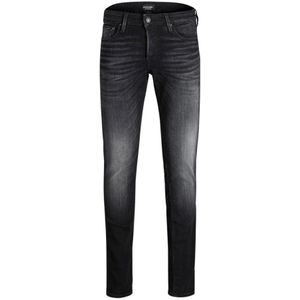 Jack & Jones, Jeans, Heren, Zwart, W27 L30, Denim, Skinny jeans