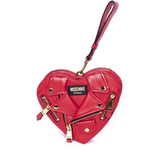 Moschino, Cross Body Bags Rood, Dames, Maat:ONE Size