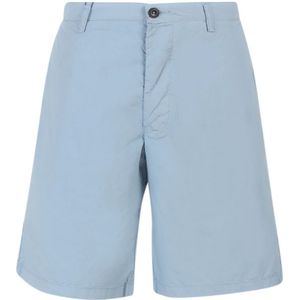 Original Vintage, Korte broeken, Heren, Blauw, L, Katoen, Shorts