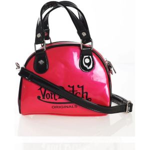 VON Dutch, Tassen, Dames, Roze, ONE Size, Roze Jazz Bowling Handtas