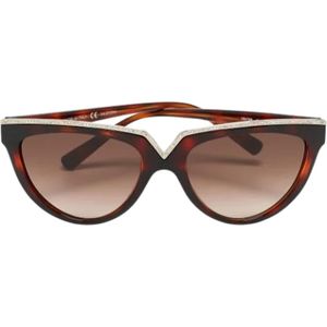Valentino Vintage, Pre-owned Acetate sunglasses Bruin, unisex, Maat:ONE Size