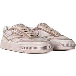 Reebok, Schoenen, Dames, Veelkleurig, 39 EU, Leer, Club C LTD Clay Overdyed Sneakers