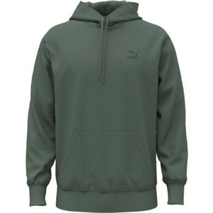 Puma, Sweatshirts & Hoodies, Heren, Groen, L, Katoen, Groene Hoodie