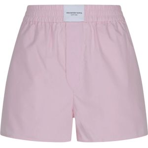 Alexander Wang, Short Shorts Roze, Dames, Maat:2XS