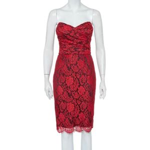 Dolce & Gabbana Pre-owned, Pre-owned Lace dresses Rood, Dames, Maat:S