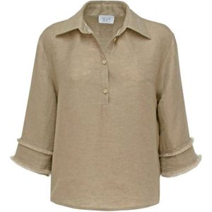 MVP wardrobe, Blouses & Shirts, Dames, Beige, XS, Linnen, Antibes Blouse