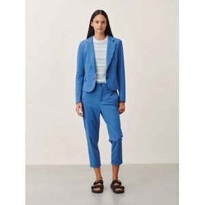 Jane Lushka, Jassen, Dames, Blauw, S, Elegante Blauwe Blazer Technisch Jersey