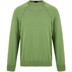 Drumohr, Sweatshirts & Hoodies, Heren, Groen, XL, Groene Sweaters voor Heren