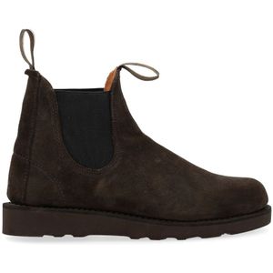 Sebago, Bruine Suède Yansa Enkellaars Bruin, Heren, Maat:44 EU