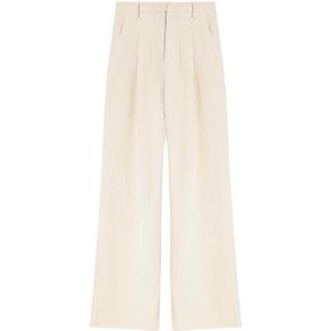 Gestuz, Broeken, Dames, Beige, M, Hoge taille broek Elnora GZ