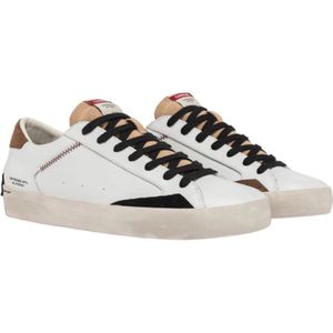 Crime London, Schoenen, Heren, Wit, 41 EU, Leer, Witte Sneakers voor een stijlvolle look