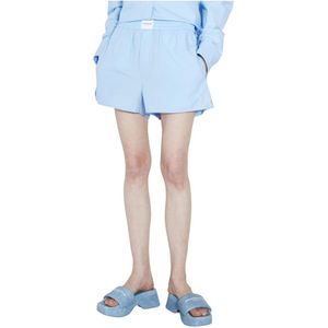 Alexander Wang, Korte broeken, Dames, Blauw, M, Katoen, Shorts