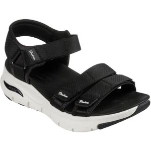 Skechers, Ondersteunende Arch Fit Sandaal Zwart, Heren, Maat:39 EU