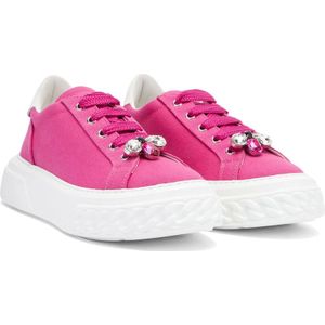 Casadei, Schoenen, Dames, Roze, 37 EU, Moderne Off Road Queen Bee Sneakers voor Vrouwen