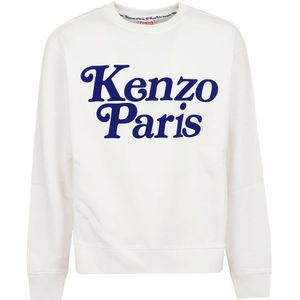 Kenzo, Sweatshirts & Hoodies, Heren, Wit, M, Off White Sweatshirt